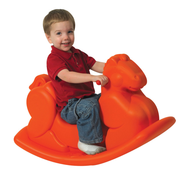 CF910-070 Molded Rocking Horse - Orange