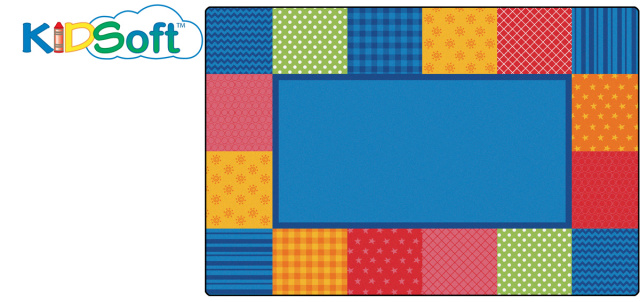 CK-1954 Pattern Blocks Carpet Primary 4 x 6