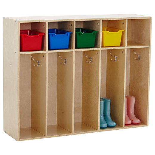 ELR-17409 5-Section Toddler Coat Locker