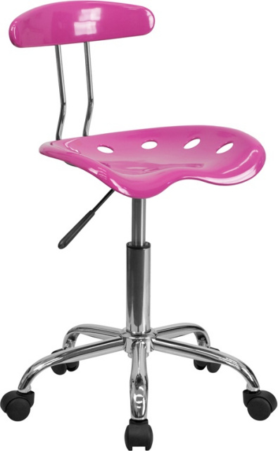 FF Task Chair with Tractor Seat - Candy Heart