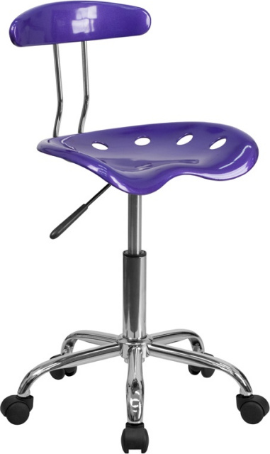 FF Task Chair with Tractor Seat - Violet