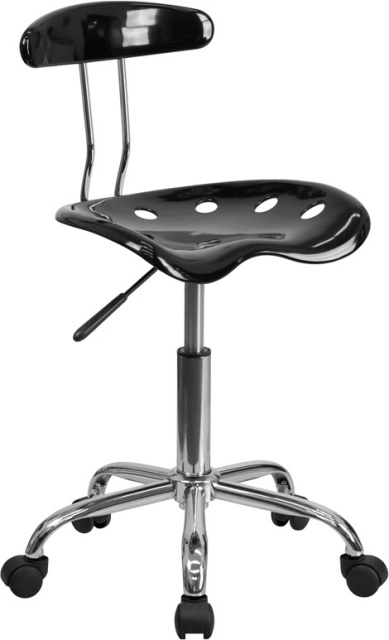 FF Task Chair with Tractor Seat - Black