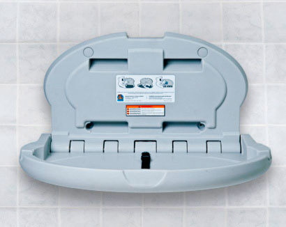 KB208-01 Koala Oval Baby Changing Station - Gray