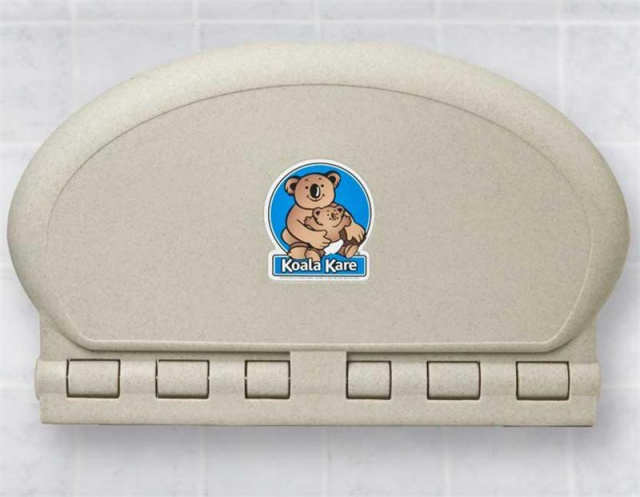 KB208-14 KOALA sandstone OVAL BABY CHANGING STATION - HORIZONTAL