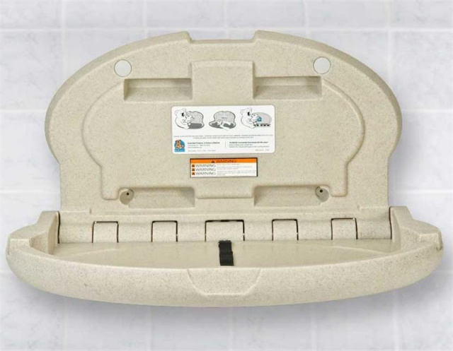 KB208-14 Koala Oval Baby Changing Station - Sandstone