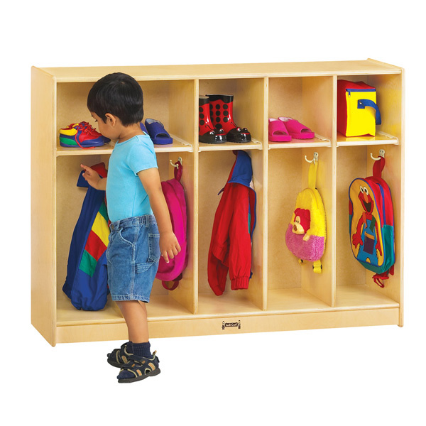 2684JC Toddler 5 Section Coat Locker