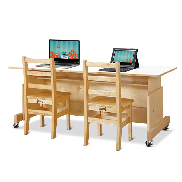 Kids Computer Desk School Open Front Metal