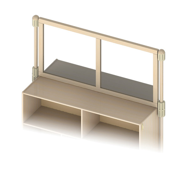 1580JCT KYDZ Suite Upper Deck Divider - Clear, Mirror or Magnetic