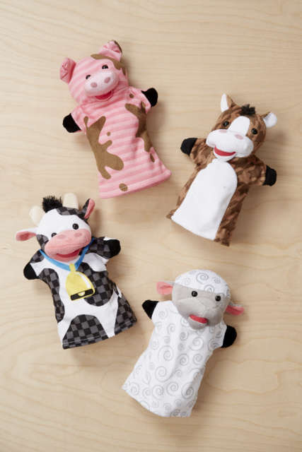 MD-9080 Farm Friends Hand Puppets