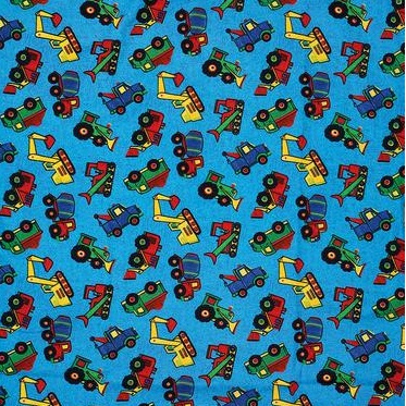 Pillowcase Style Print Sheets Trucks 'n Tractors