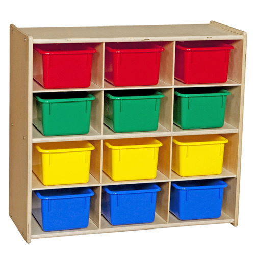 C16123 12-Cubby Storage Color Tubs RTA