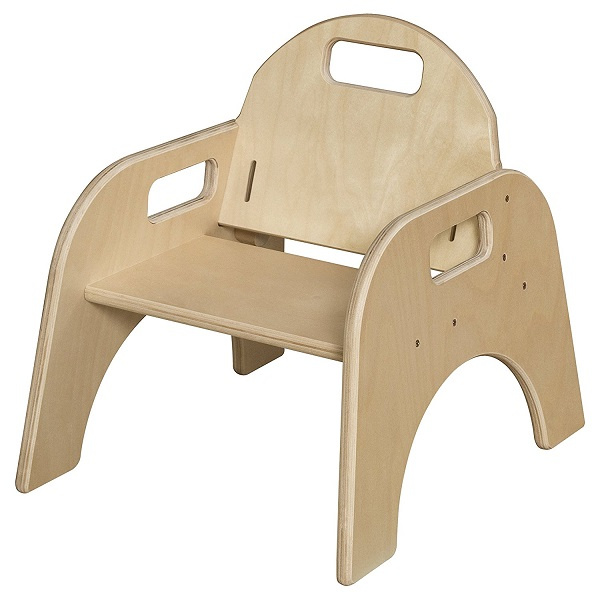 80700 Stackable Woodie Toddler Chair, 7" High Seat