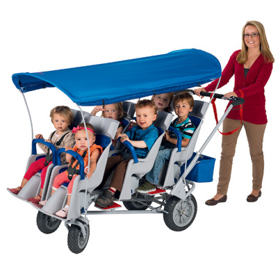 AFB6850F Angeles RunAbout 6-Passenger Stroller