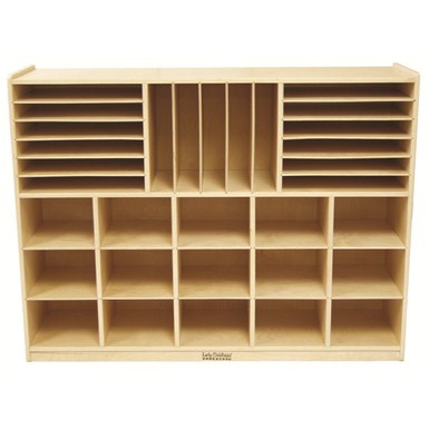 ELR-0428 Birch Multi-Section Storage Cabinet