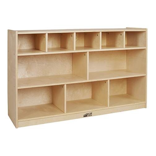 ELR-17255 Birch 5+5 Storage and Tray Cabinet