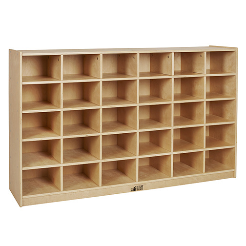 ELR-17257 Birch 30 Cubby Tray Cabinet