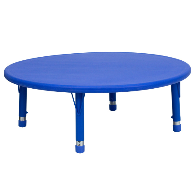 FF Round Activity Resin Table 45" - Blue
