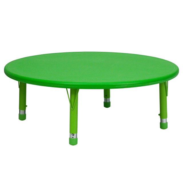 FF Round Activity Resin Table 45" - Green