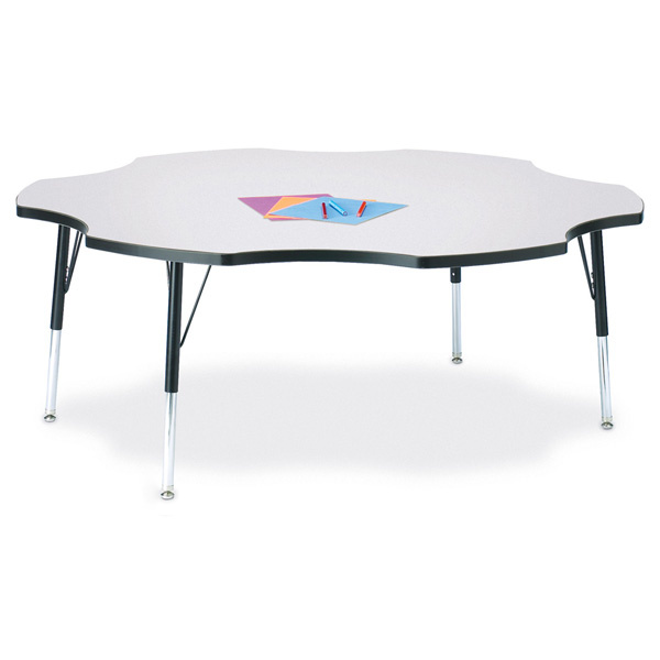 6458JC Berries Six Leaf 60" Activity Table