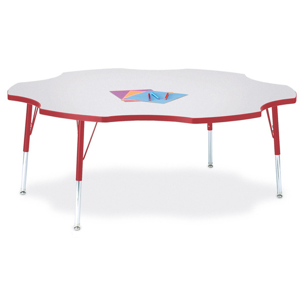 6458JC 6 leaf activity classroom table