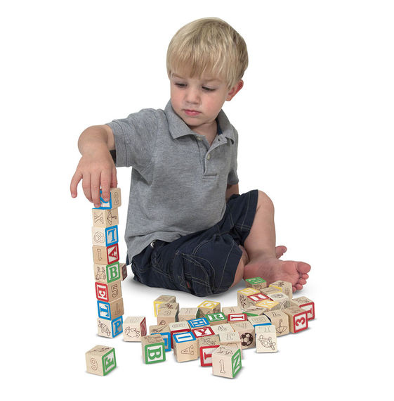 MD-1900 Wooden ABC/123 Blocks