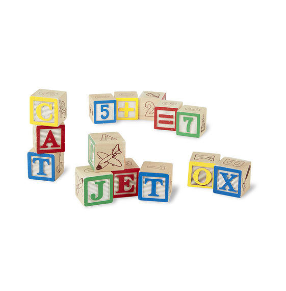 Wooden ABC/123 Blocks