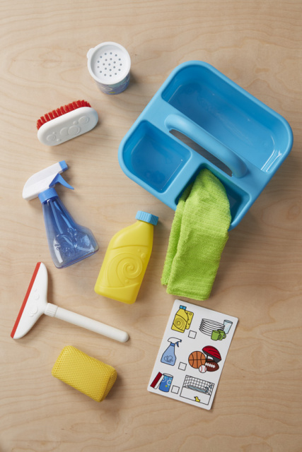9 piece kids play cleaning set