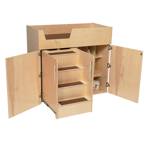 free standing commercial baby changing table