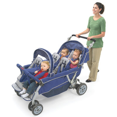 AFB6700 SureStop Folding Commercial Bye-Bye Stroller 6-Passenger