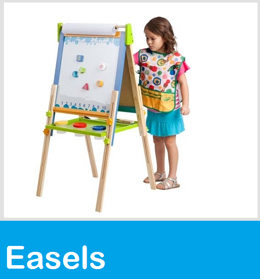 GuideCraft Art Easels, ECR4KIDS Big Book Easel, Puppet Flannel Easels, Painting Easle & School Easels