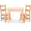 MD-2427 Wood Table & 2 Chair Set