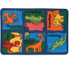 CK-36.44 Dino-mite Kids Value Rug 3' x 4'6"