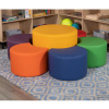 FF Soft Seating Collaborative 24" Yellow Round with 6 Moon Seats