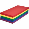 Basic 2" Memory Foam Rest Nap Mats Assorted - 5 Pack