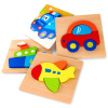 Wooden Jigsaw Puzzles for Toddlers - Vehicles
