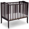 Delta Folding Mini Crib - Dark Espresso