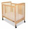 Bristol Fixed Side Compact Crib with Casters