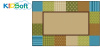 CK-26756 Pattern Blocks Carpet Nature 6 x 9