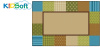 CK-26754 Pattern Blocks Carpet Nature 4 x 6