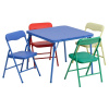 FF Kids Folding Table & 4 Chairs - Assorted