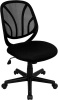 FF Mid Back Black Mesh Task Chair