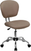 FF Swivel Task Chair Mid Back - Coffee