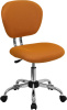 FF Swivel Task Chair Mid Back - Orange