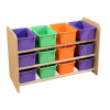 WD13803AP See-All Storage w/12 Bins - Assorted Pastel