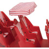 AFB6500A Red/White Canopy for bye bye baby buggy