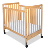 1631040 SafetyCraft Compact-Size Fixed-Side Crib Slatted Headboard