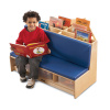 53430JC Corner Literacy Nook - Blue or Red